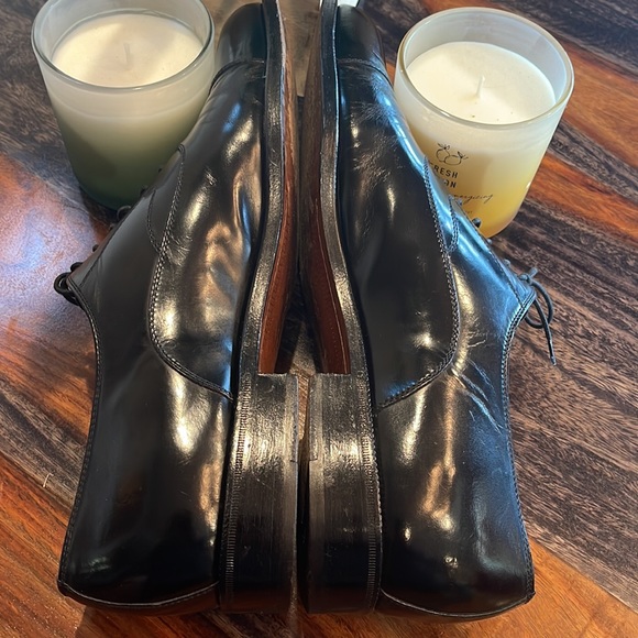 Salvatore Ferragamo Florence Mens Dress Shoes Side 11 D. Mint Condition - Picture 8 of 12